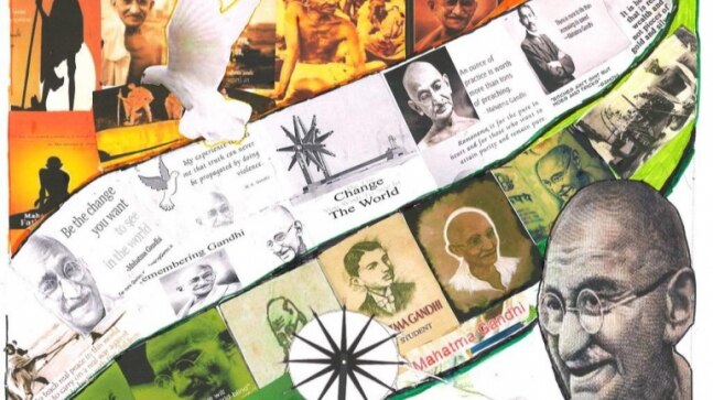 Mumbai artist's exhibition of rare handwritten notes by Gandhi before partition to open in UK - Vimarsana News
