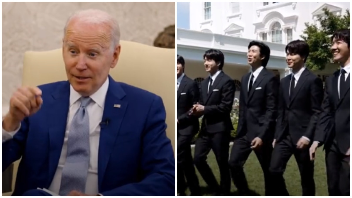 US President Joe Biden says it was great to meet BTS at White House. Watch video