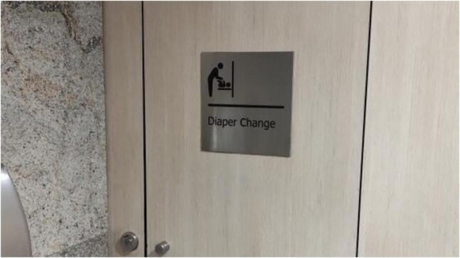 There is a diaper-changing station in the men's toilet at Bengaluru airport. Internet loves it - Vimarsana News