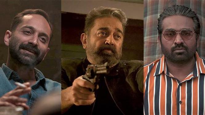 Fahadh Faasil, Kamal Haasan and Vijay Sethupathi's Vikram is getting overwhelming reviews.