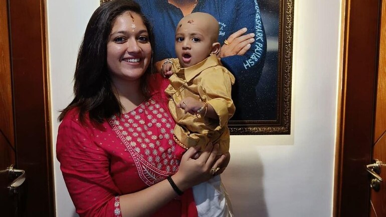 Meghana Raj shared a video of her son Raayan Raj Sarja. Meghana Raj shared a video of her son Raayan Raj Sarja.
