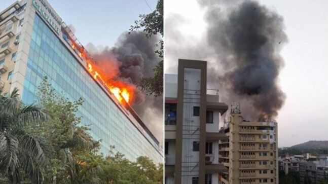 Massive fire breaks out on roof top of Pune restaurant - Vimarsana News
