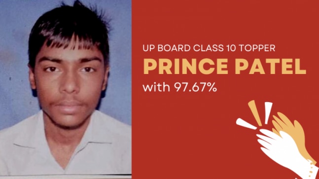 UP Board 10th Result 2022: Kanpur Nagar's Prince Patel tops exam with 97.67%