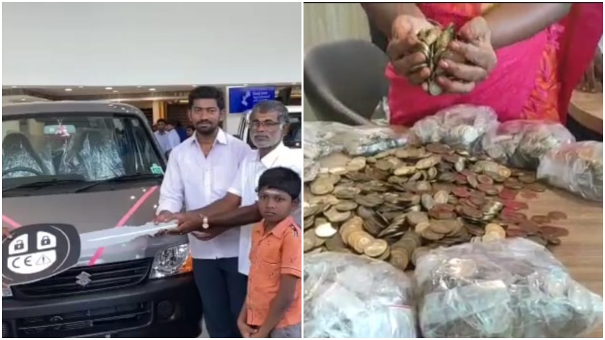 Tamil Nadu man buys car worth Rs 6 lakh with Rs 10 coins. The reason will surprise you 