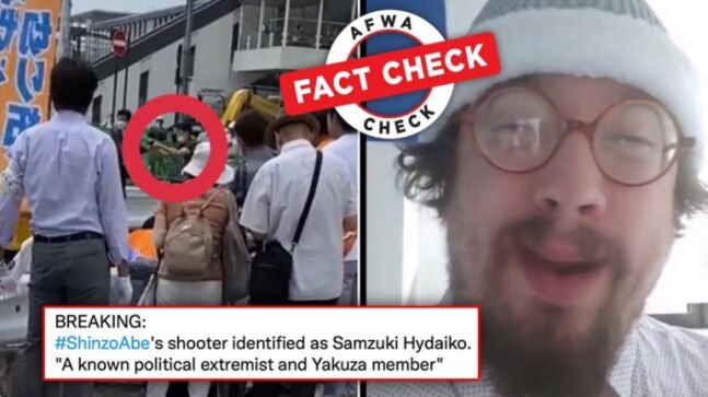 Fact Check: Netizens falsely share US comedian's photo as ex-Japanese PM Shinzo Abe's suspected assassin - Vimarsana News