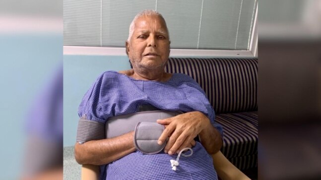 Lalu Prasad’s health condition improves, daughter shares picture from hospital