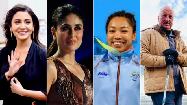 Anushka Sharma, Kareena Kapoor, Anupam Kher praise Mirabai Chanu for winning gold medal in CWG 2022