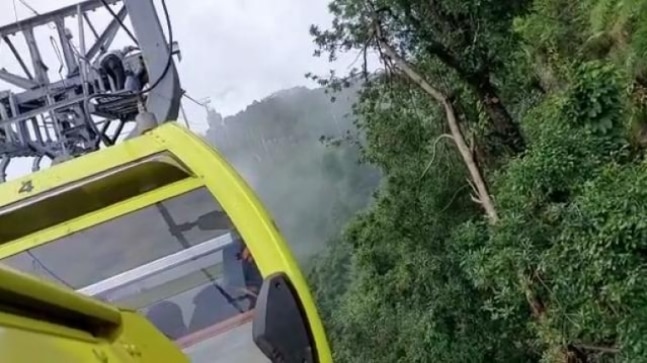 Uttarakhand MLA among 60 stuck mid-air on ropeway for 45 minutes, rescued - India News