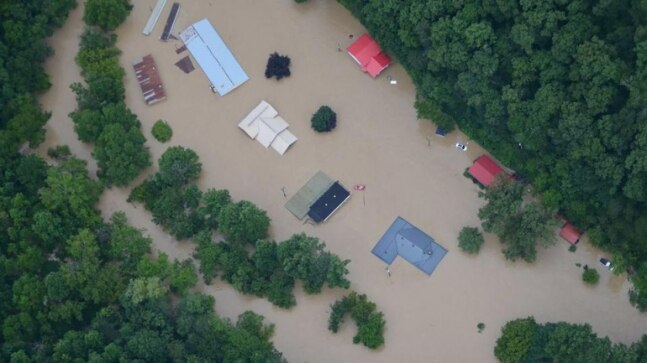 Death toll rises to 25 as torrential rains flood eastern Kentucky in US