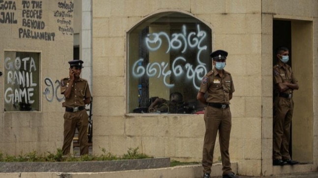 Sri Lankan forces raid anti-government protest camp, over 50 injured