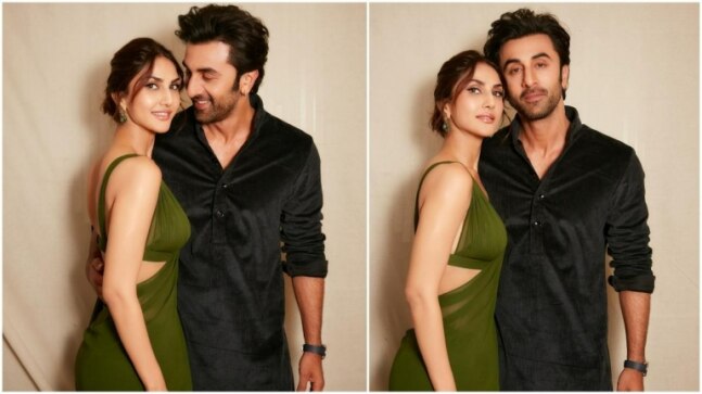 Vaani Kapoor in Rs 55k olive green ruffled saree promotes Shamshera with Ranbir Kapoor. So pretty, we say