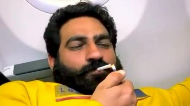 Influencer Bobby Kataria in trouble for smoking on plane, now FIR in Delhi - Vimarsana News