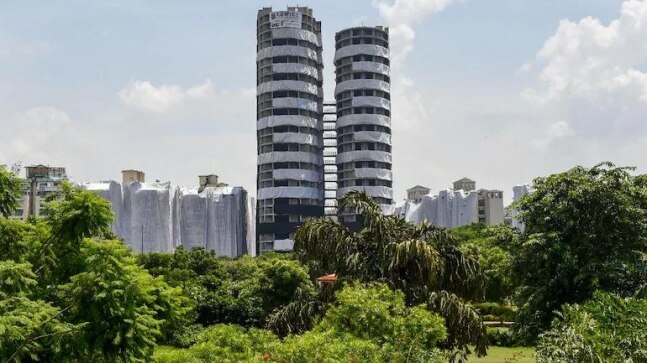 Why 'waterfall implosion' technique is being used to demolish Noida Twin Towers - Vimarsana News