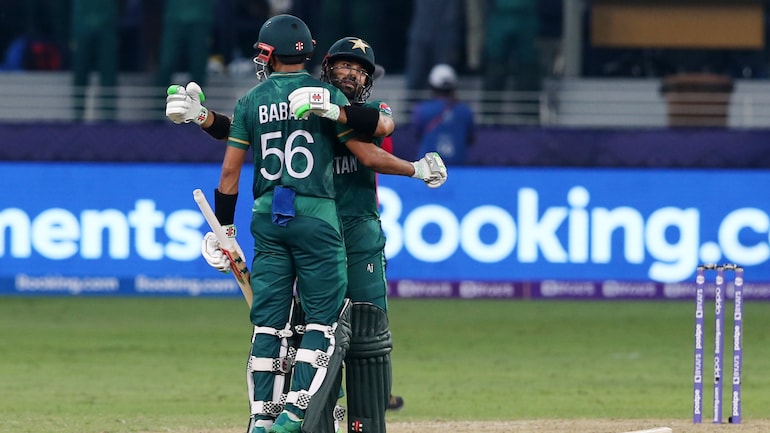 Babar Azam and Mohammad Rizwan. Courtesy: Reuters