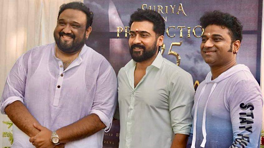 Suriya begins 42nd film with Siruthai Siva and Devi Sri Prasad. See pic - India Today