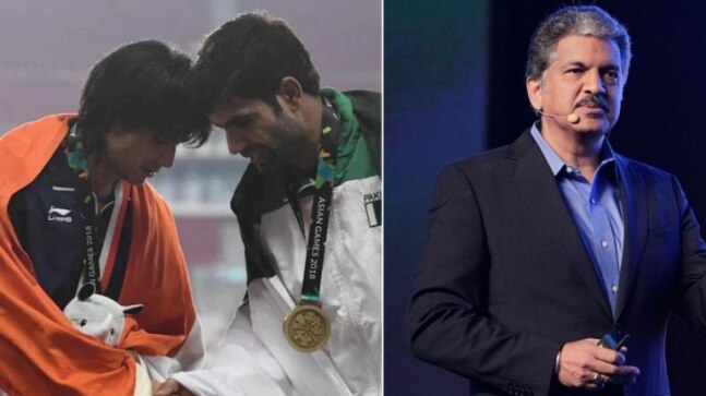 Neeraj Chopra congratulates Pakistan's Arshad Nadeem on CWG gold win. Anand Mahindra reacts - Vimarsana News