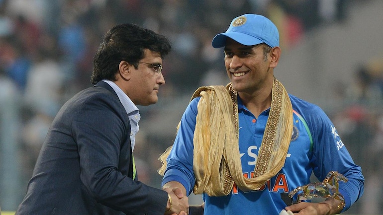 MS Dhoni Sourav Ganguly