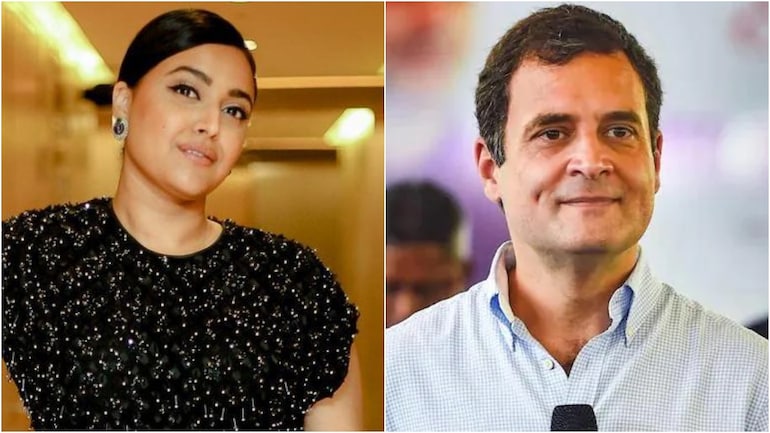 Swara Bhasker compared Rahul Gandhi, who is mockingly referred to as  Swara Bhasker compared Rahul Gandhi, who is mockingly referred to as
