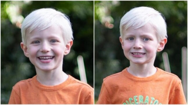 This man made his son smile on his first day of school in a hilarious way. Here's how