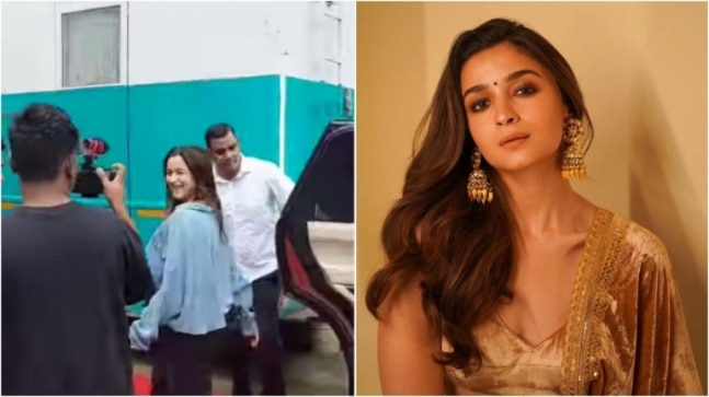 Heavily pregnant Alia Bhatt flashes bright smile at paps in Mumbai. Fans are in awe