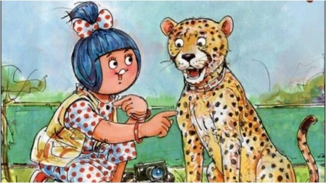 Amul welcomes cheetahs to Indian jungle with creative doodle. See post