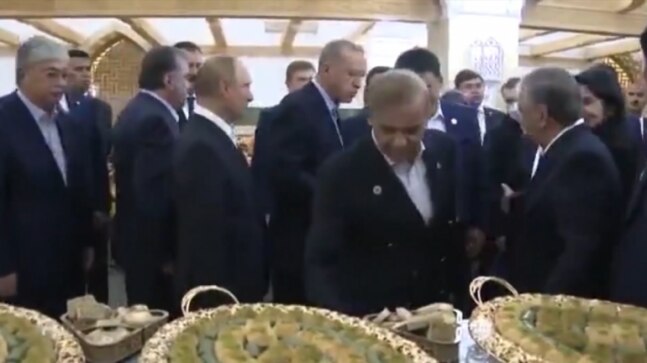 War in Russia, floods in Pakistan can't keep Putin, Sharif away from delicacies at SCO meet | Video - Vimarsana News