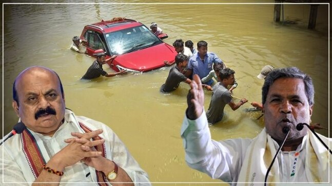 As rain ravages Bengaluru, Congress, BJP take shelter in politics