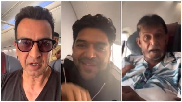 Ronit Roy was onboard with Guru Randhawa and Sandeep Patil when their flight experienced a technical glitch. Ronit Roy was onboard with Guru Randhawa and Sandeep Patil when their flight experienced a technical glitch.