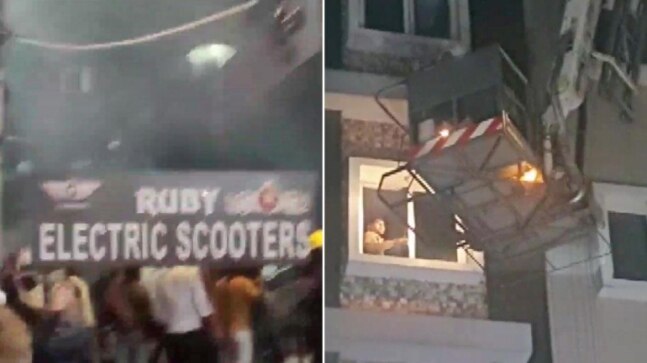 6 people dead, several jumped off to save themselves after fire at Secunderabad bike showroom - Vimarsana News