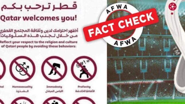 Fact Check: No alcohol, homosexuality? Conservative guidelines for FIFA World Cup NOT issued by Qatar govt