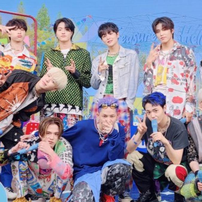 K-pop group Treasure says a cheerful 'Hello' in a new video