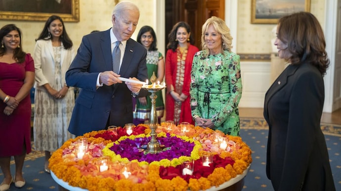 US President Joe Biden hosted the largest Diwali reception at the White House. (Photo: Twitter/@POTUS) US President Joe Biden