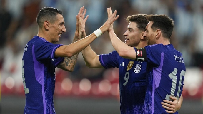 Di Maria scores brace as Argentina hammer UAE 5-0 in warm-up match (AP)