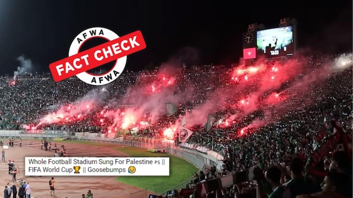 After the 2022 FIFA World Cup match kickstarted in Qatar, a video has been making the rounds on social media of thousands of people in a stadium singing in support of Palestine, while waving Palestinian flags and banners.