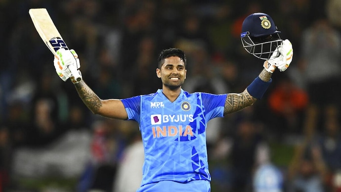All of us want to bat like Suryakumar Yadav, says India opener Ishan Kishan (AP Photo) Suryakumar Yadav