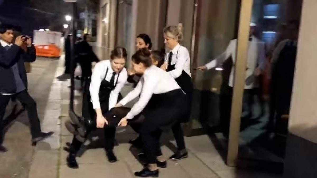 Animal activists target Salt Bae's London steak restaurant, thrown out 