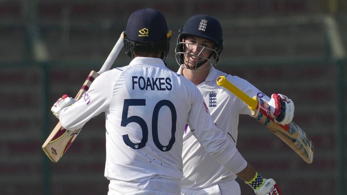 3rd Test: Abrar Ahmed picks up 4 but Harry Brook hundred keeps England slightly ahead against Pakistan in Karachi - Vimarsana News