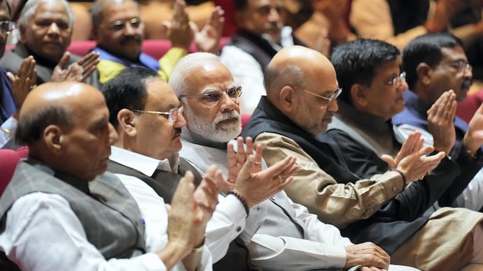 BJP holds second parliamentary party meet in a week amid Oppn disruption -  India Today