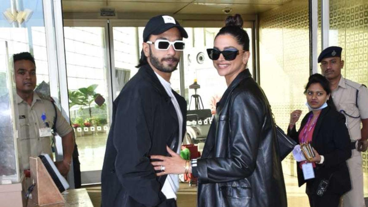 Deepika Padukone Spotted At Airport, Ranveer Singh Twins With Alia Bhatt In  Black - See Pics, News