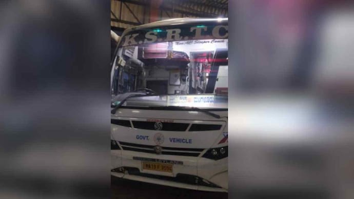 The incident happened when KSRTC bus was going from Vijaypura to Mangalore. (Photo: India Today)