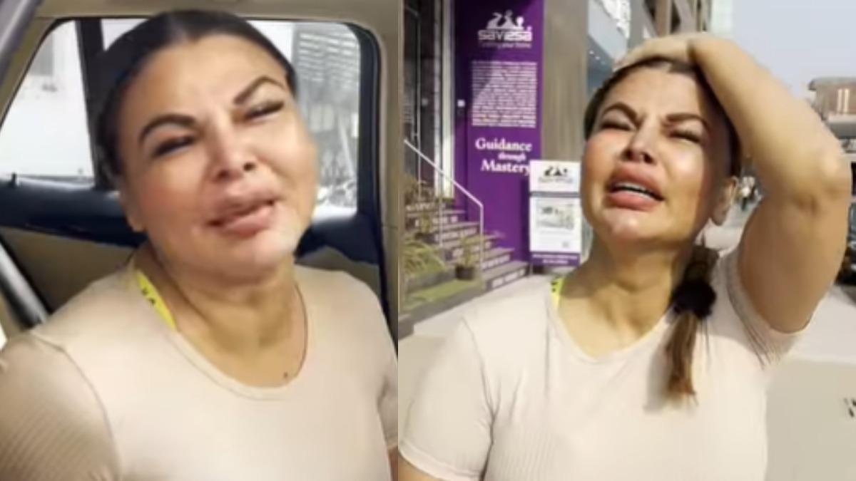 Rakhi Sawant says 'meri shaadi khatre me hai', netizens call her 'dramebaaz'. Watch