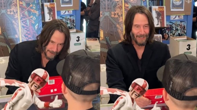 Keanu Reeves sweetly chats with 9-year-old fan. Viral video will melt your hearts - India Today