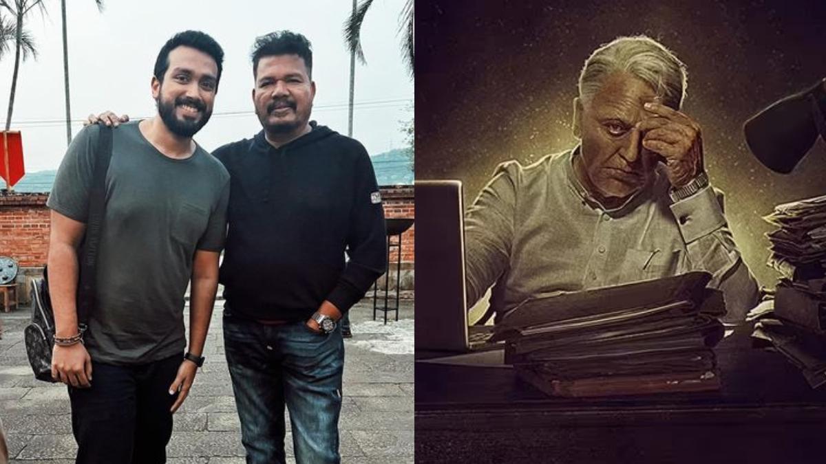 Kalidas Jayaram joins Kamal Haasan's Indian 2 in Taiwan, shares pic with director Shankar