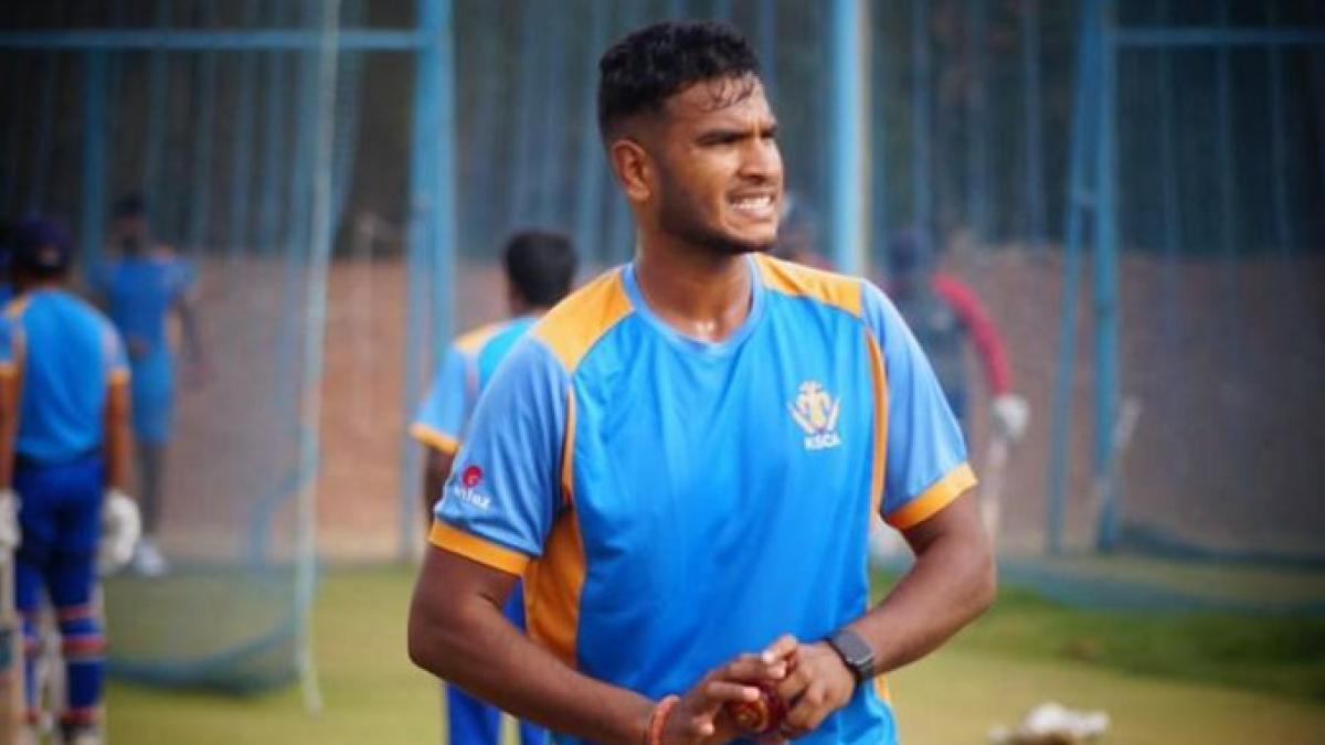 RCB vs DC: Karnataka pacer Vyshak Vijaykumar makes IPL debut for Royal Challengers Bangalore