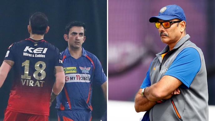 Shastri had his say on the Kohli and Gambhir fight (Courtesy: Reuters and AP)