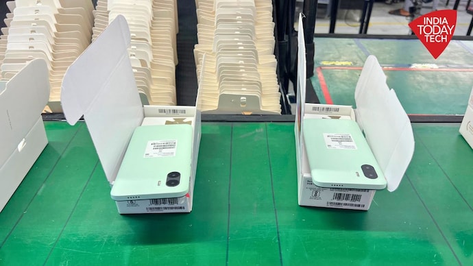 Redmi A2 Plus in packaging stage