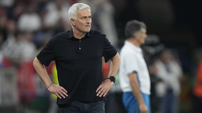 Mourinho hits out at referee Anthony Taylor (AP)