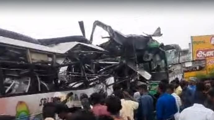 4 killed, 70 injured as 2 buses collide head-on in Tamil Nadu; CM announces compensation - India Today