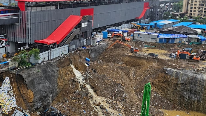 Photo of the landslide site