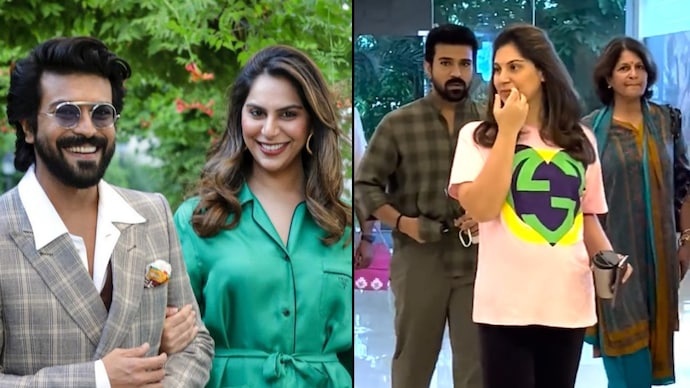 Watch | Ram Charan, Upasana arrive at hospital as they are all set to  become parents tomrorrow - India Today